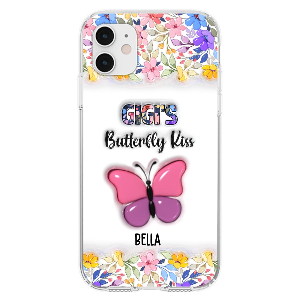 Butterfly Kisses - Personalized 3D Inflated Effect Phone Case
