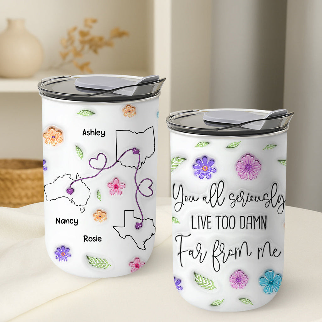 Wish You Lived Much Closer - Personalized 10oz Tumbler