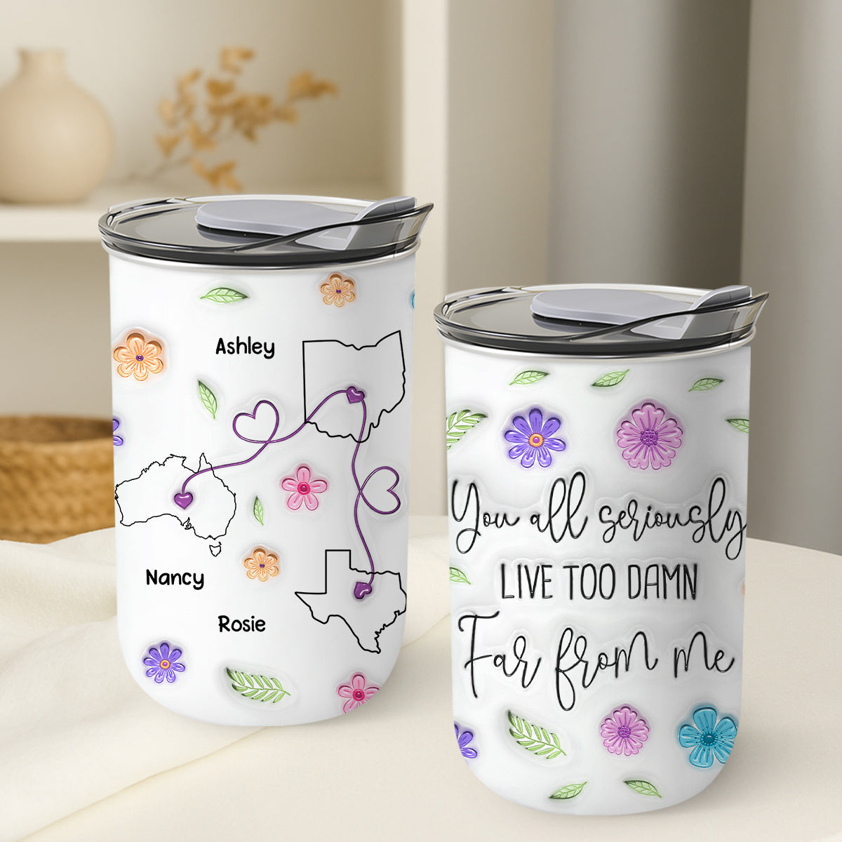 Wish You Lived Much Closer - Personalized 10oz Tumbler