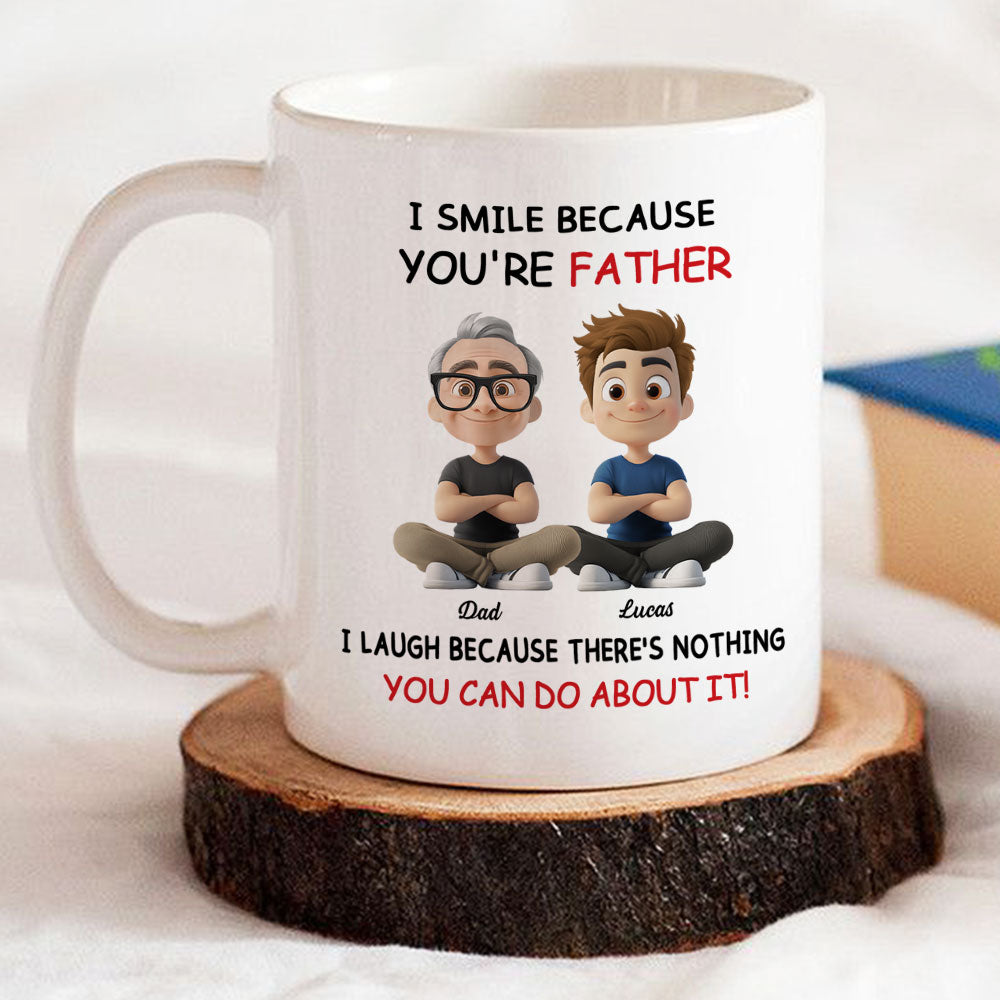 Custom Christmas & Birthday Gift for Dad • For Daddy - Personalized Coffee Mug