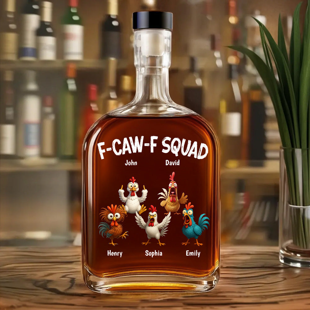 FACWF Squad - Personalized Spirits Decanter