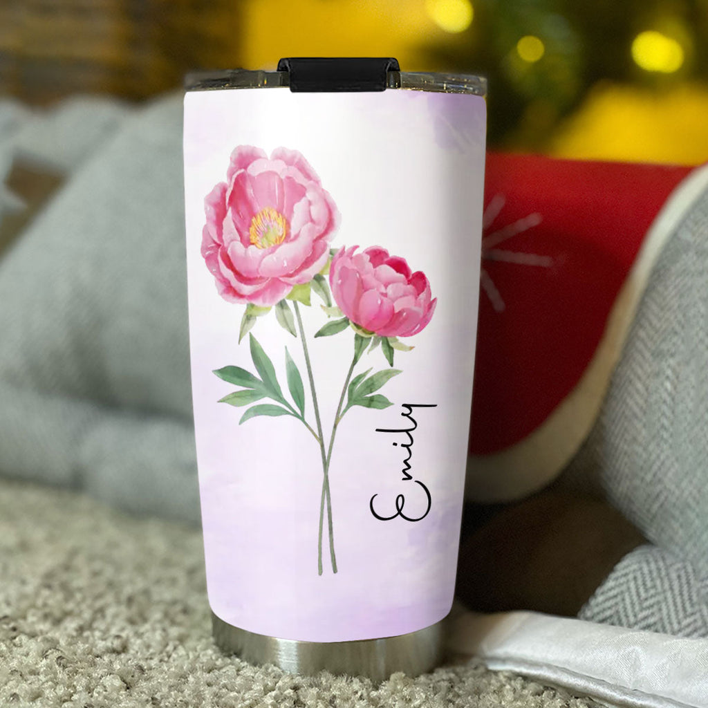 Custom Christmas Birthday Gifts For Best Friend • Live Bloom Wildly - Personalized Tumbler