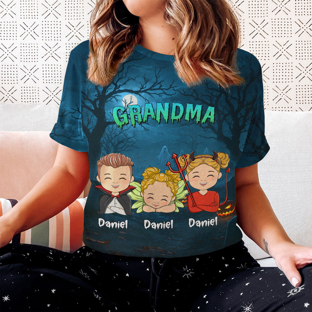 Granny Of My Babies - Personalized All-over-print T-shirt