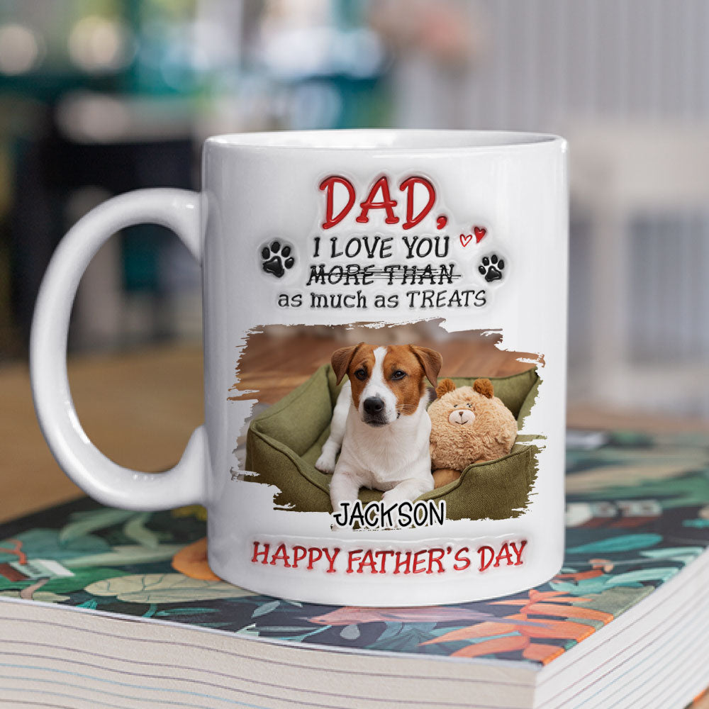 Custom Photo Christmas & Birthday Keepsake Gift • More Than Photo - Personalized 3D Inflated Effect Mug
