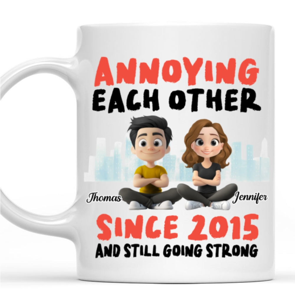 Custom Anniversary Keepsake Gifts For Couple • Annoying - Personalized Coffee Mug