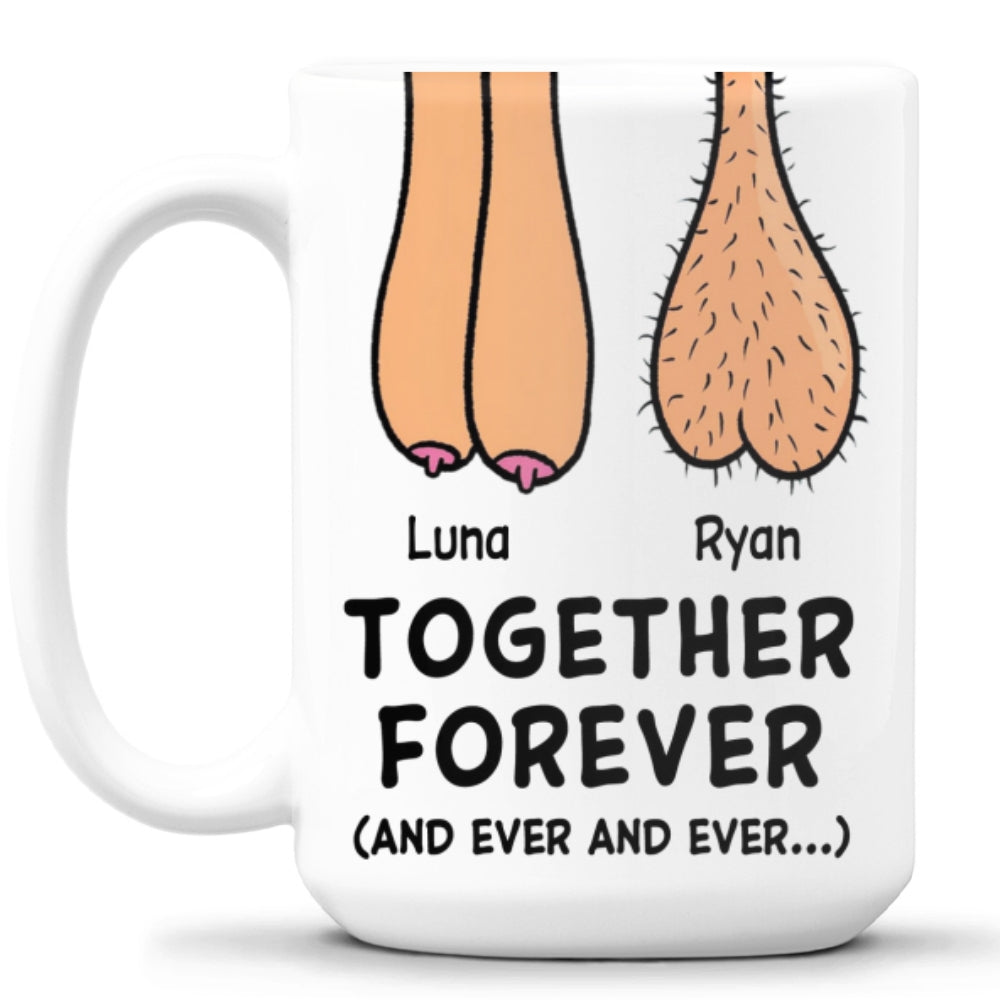 Custom Anniversary Keepsake Gifts For Couple • Together Forever - Personalized Coffee Mug