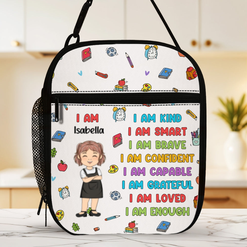Kind Smart Loved - Personalized Insulated Lunch Bag
