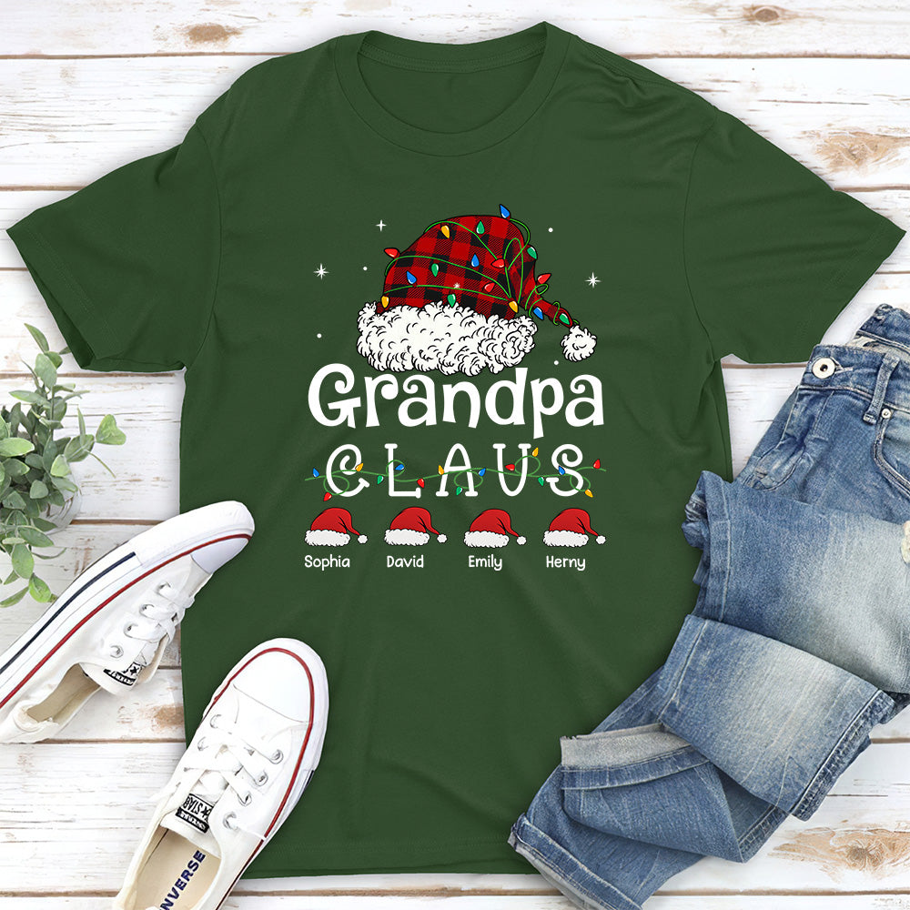 Custom Christmas & Birthday Gift for Grandpa • Grandpa Claus - Personalized Shirt