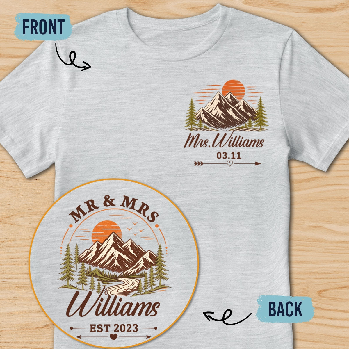 Custom Anniversary Keepsake Gifts For Couple • Life Is Better Together Outdoors - Personalized Shirt