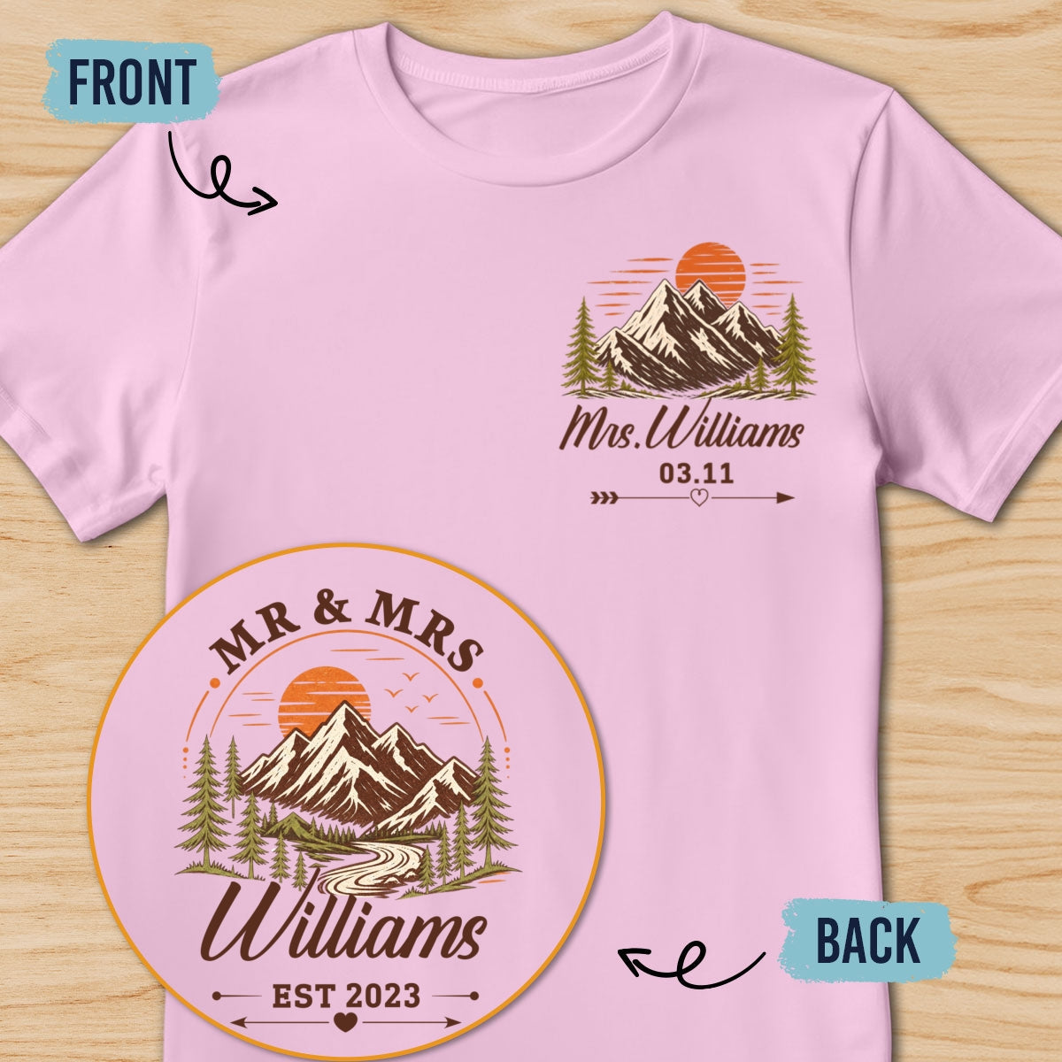 Custom Anniversary Keepsake Gifts For Couple • Life Is Better Together Outdoors - Personalized Shirt