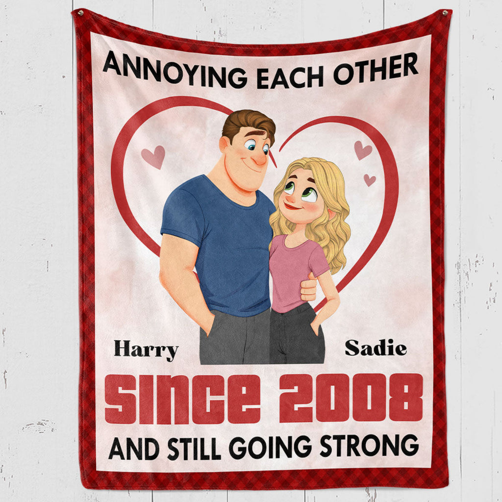 Forever With You - Personalized Fleece Blanket