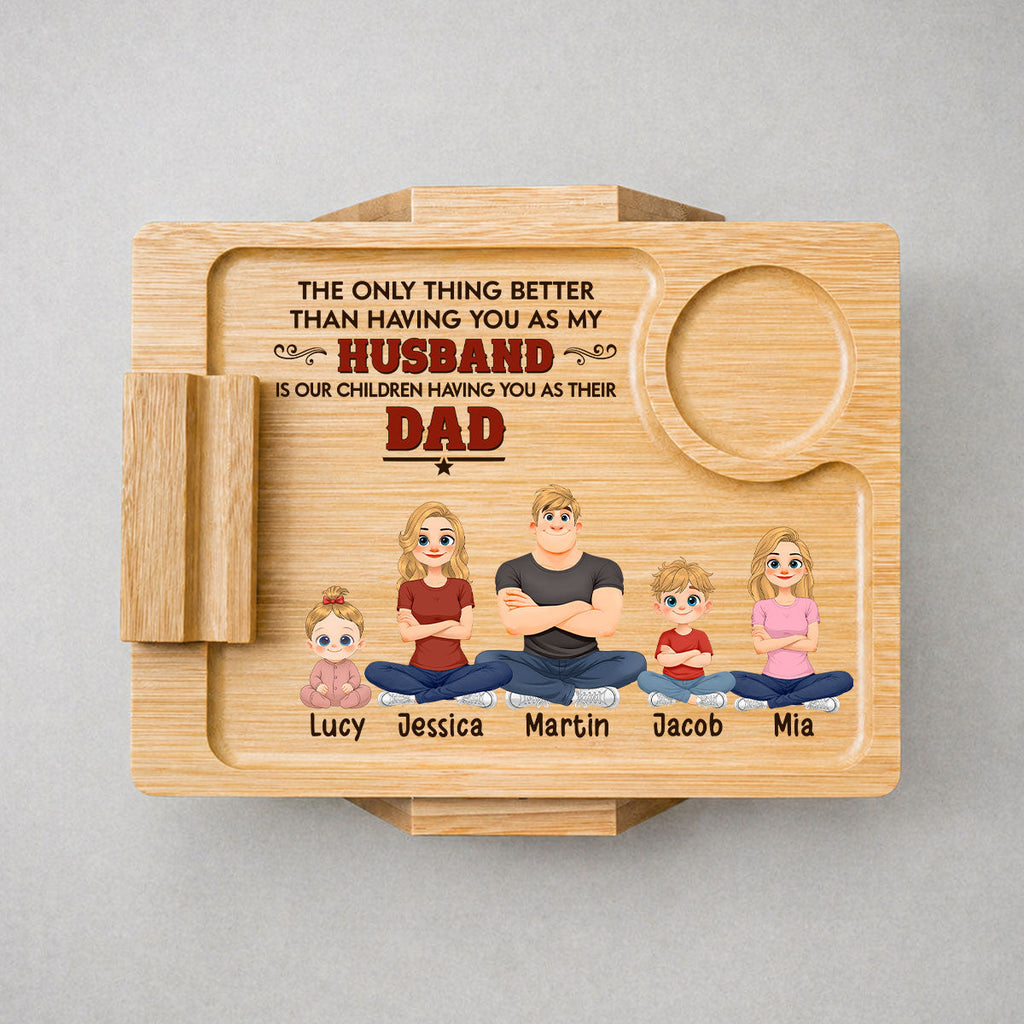 The Better Thing - Personalized Wooden Couch Arm Table