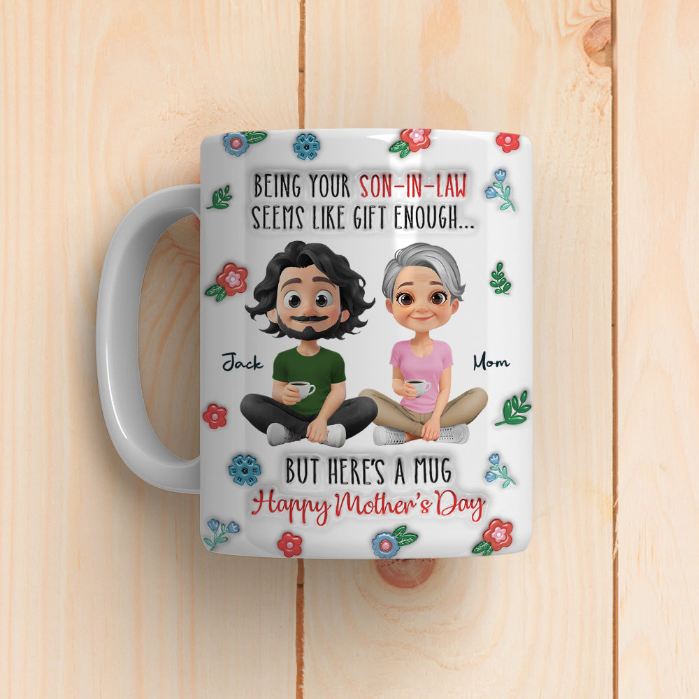 Custom Mother's Day Gift for Mom & Grandma • Officially Your Favorite Now - Personalized 3D Inflated Effect Mug
