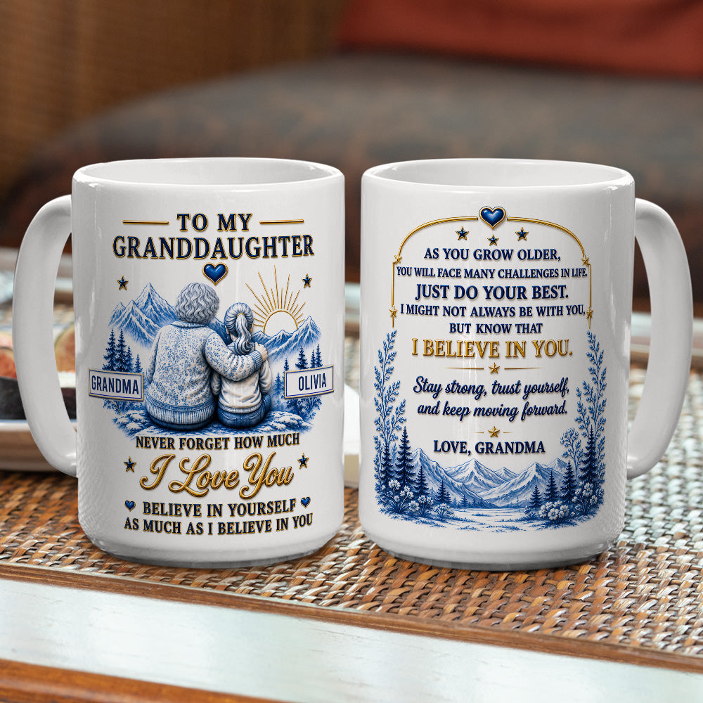 Custom Christmas & Birthday Keepsake Gift • My Love Always Follows You - Personalized 3D Inflated Effect Mug