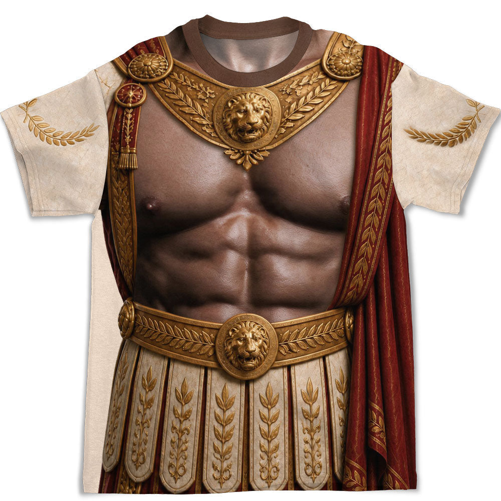 Custom Christmas Anniversary Keepsake Gifts For Husband • Roman God - Personalized All-over-print T-shirt