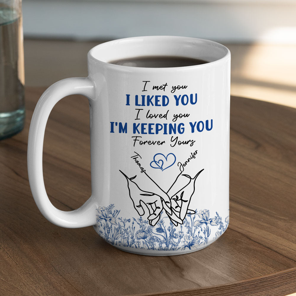 Custom Anniversary Keepsake Gifts For Couple • Love You - Personalized Coffee Mug