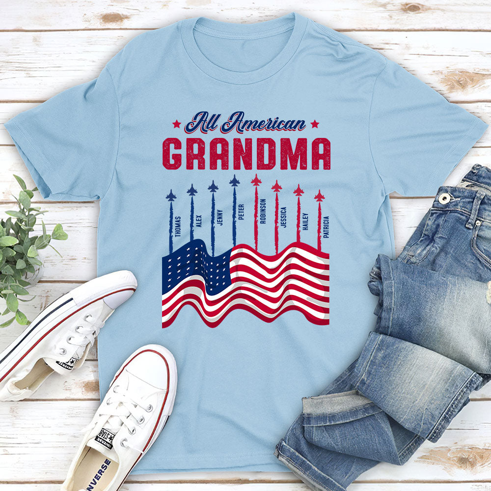 Custom Christmas & Birthday Gift for Grandma • Party In USA - Personalized Shirt