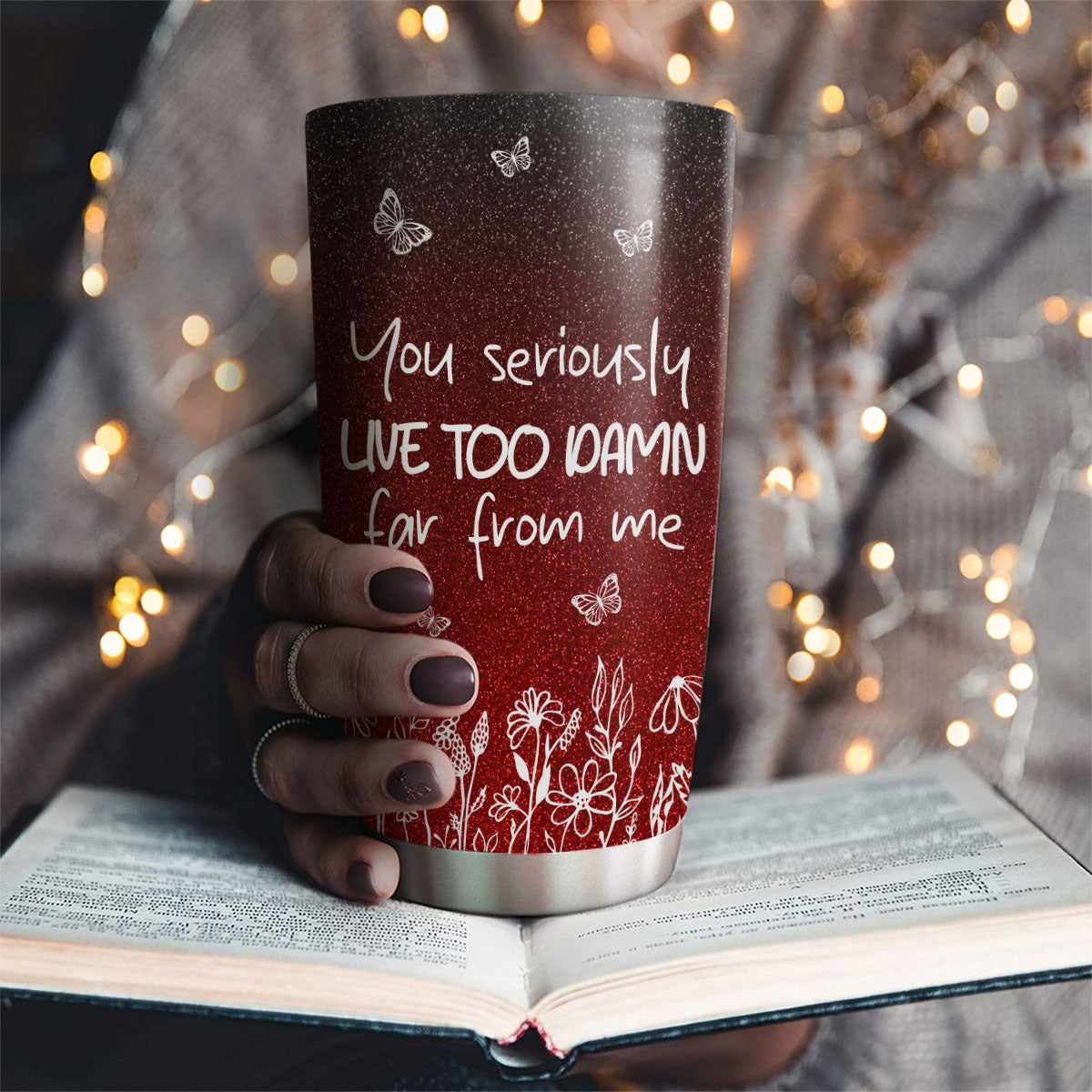 Custom Christmas Birthday Gifts For Best Friend • Long Distance Friend - Personalized Tumbler