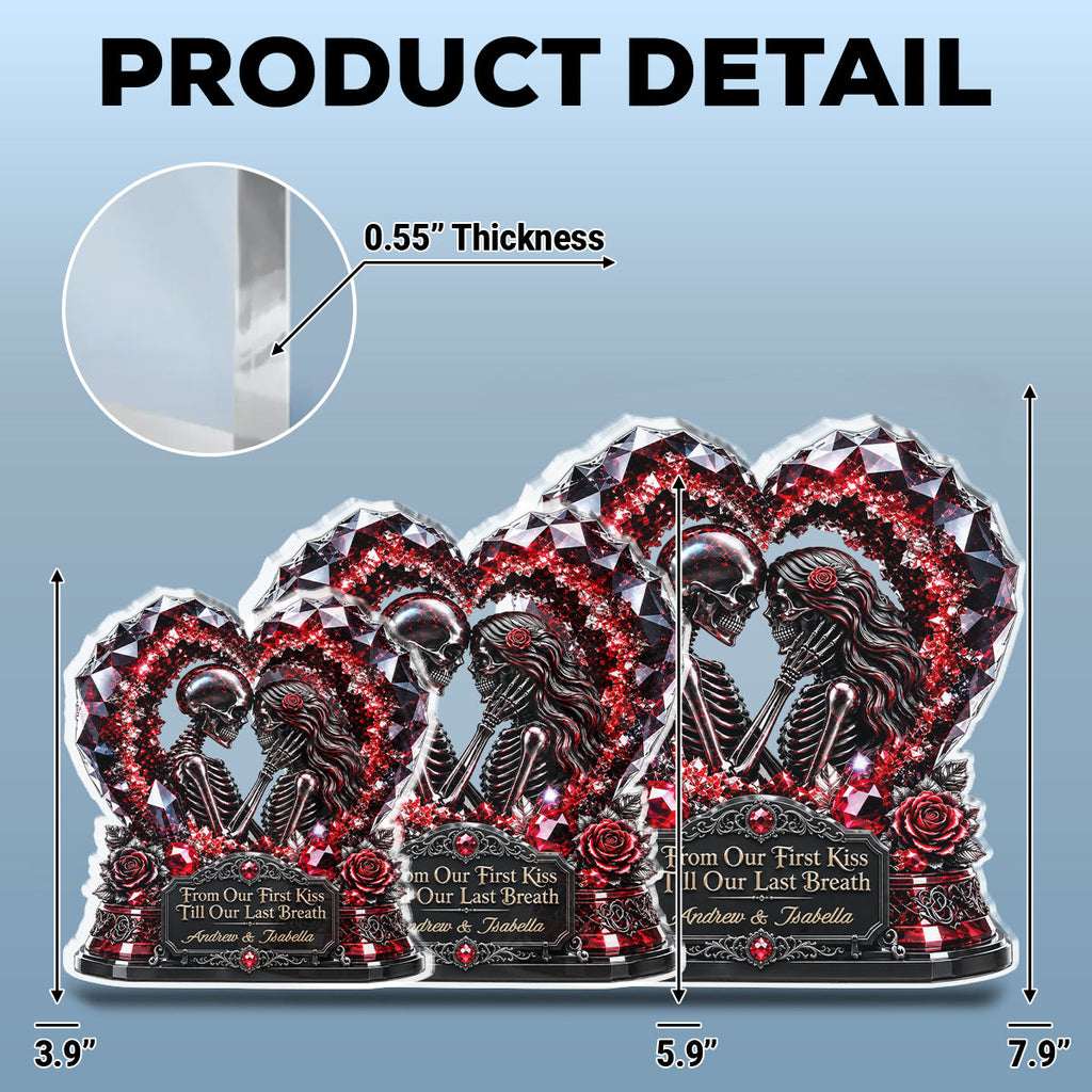 Till Our Final Breath Together -  Personalized Acrylic Plaque