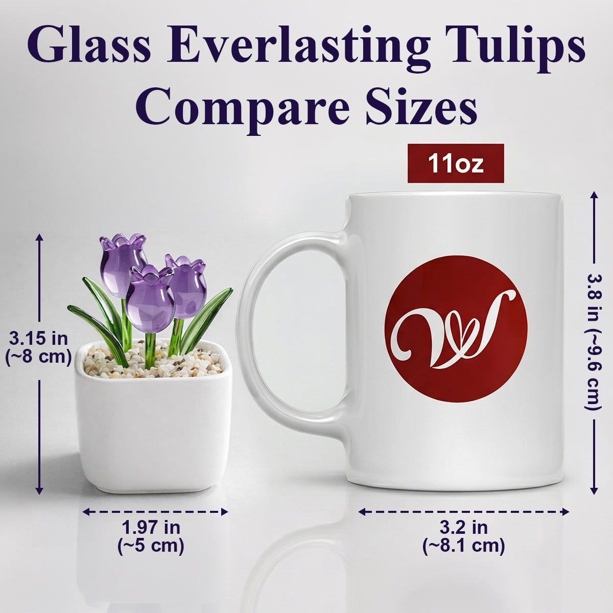 Custom Flower Keepsake, Meaningful Glass Home Decor Gift • Teachers Make Dreams Bloom - Personalized Glass Everlasting Tulips