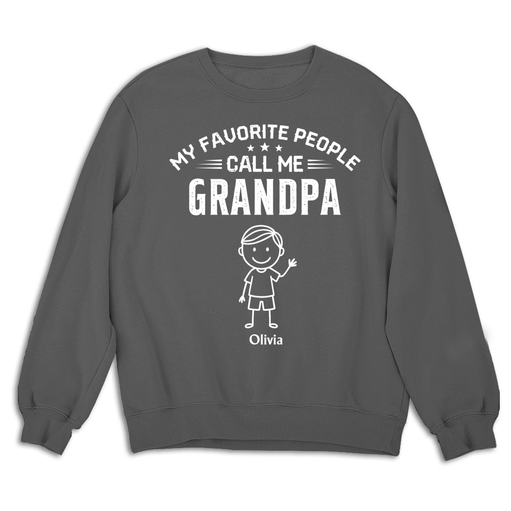 Custom Father's Day, Special Gift for Dad & Grandpa • Call Me Grandpa - Personalized Shirt
