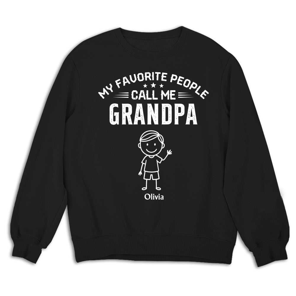 Custom Father's Day, Special Gift for Dad & Grandpa • Call Me Grandpa - Personalized Shirt