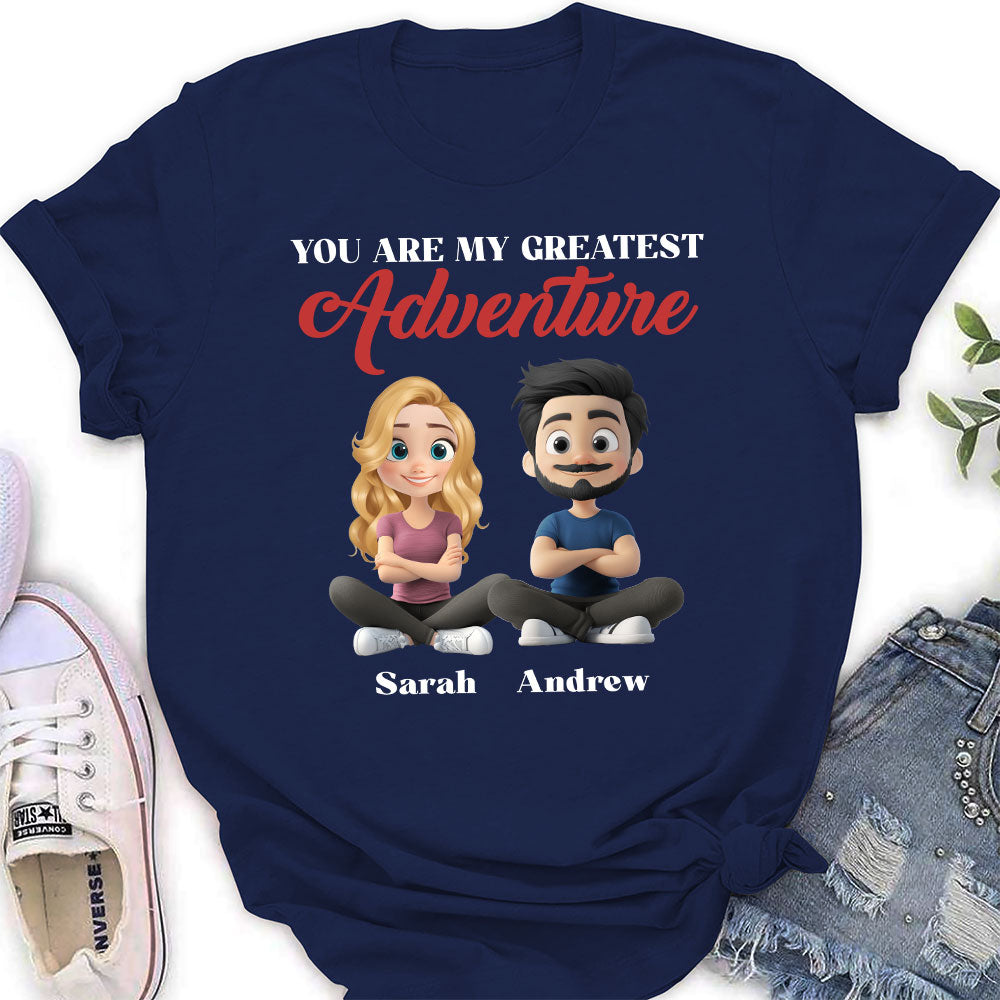 Custom Christmas Anniversary Keepsake Gifts For Husband • My Greatest Adventure - Personalized Shirt