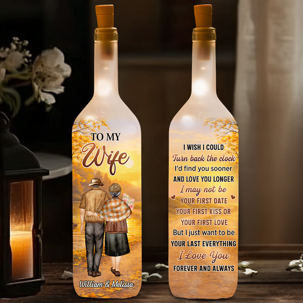 I Wish I Could - Personalized Bottle Lamp