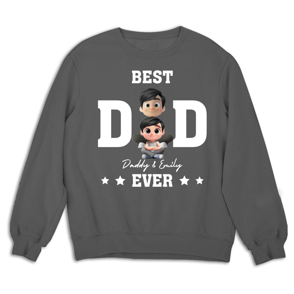 Custom Father's Day, Special Gift for Dad & Grandpa • Best Dad And Awesome Kid - Personalized Shirt