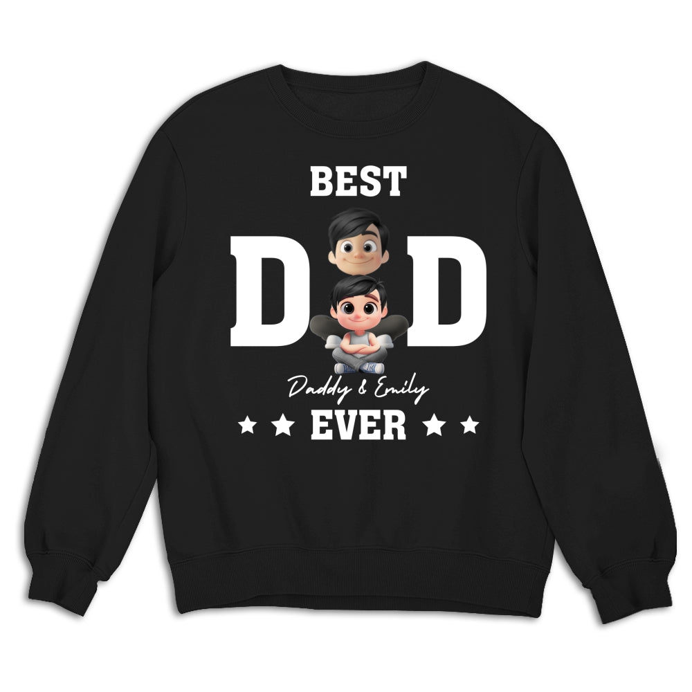 Custom Father's Day, Special Gift for Dad & Grandpa • Best Dad And Awesome Kid - Personalized Shirt
