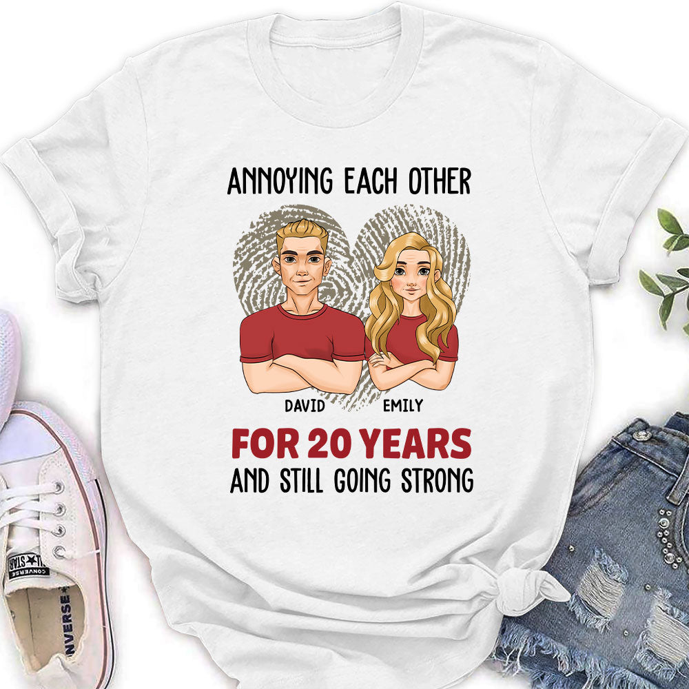 Custom Christmas Anniversary Keepsake Gifts For Wife • For Years - Personalized Women's T-shirt