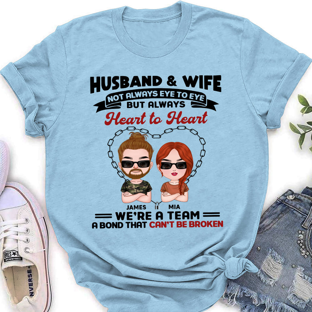 Custom Christmas Anniversary Keepsake Gifts For Wife • Husband And Wife - Personalized Women's T-shirt