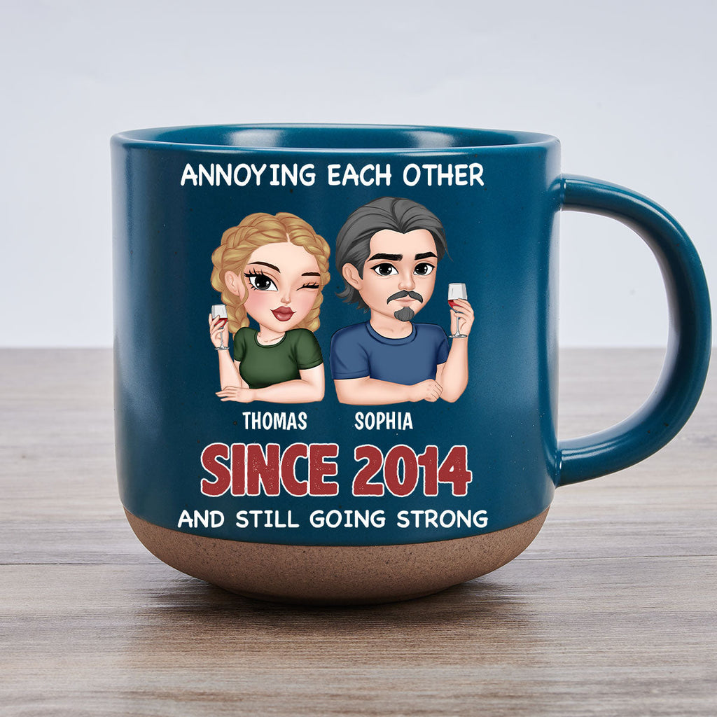 Custom Anniversary Keepsake Gifts For Couple • You Are My Heart - Personalized Pottery Mug