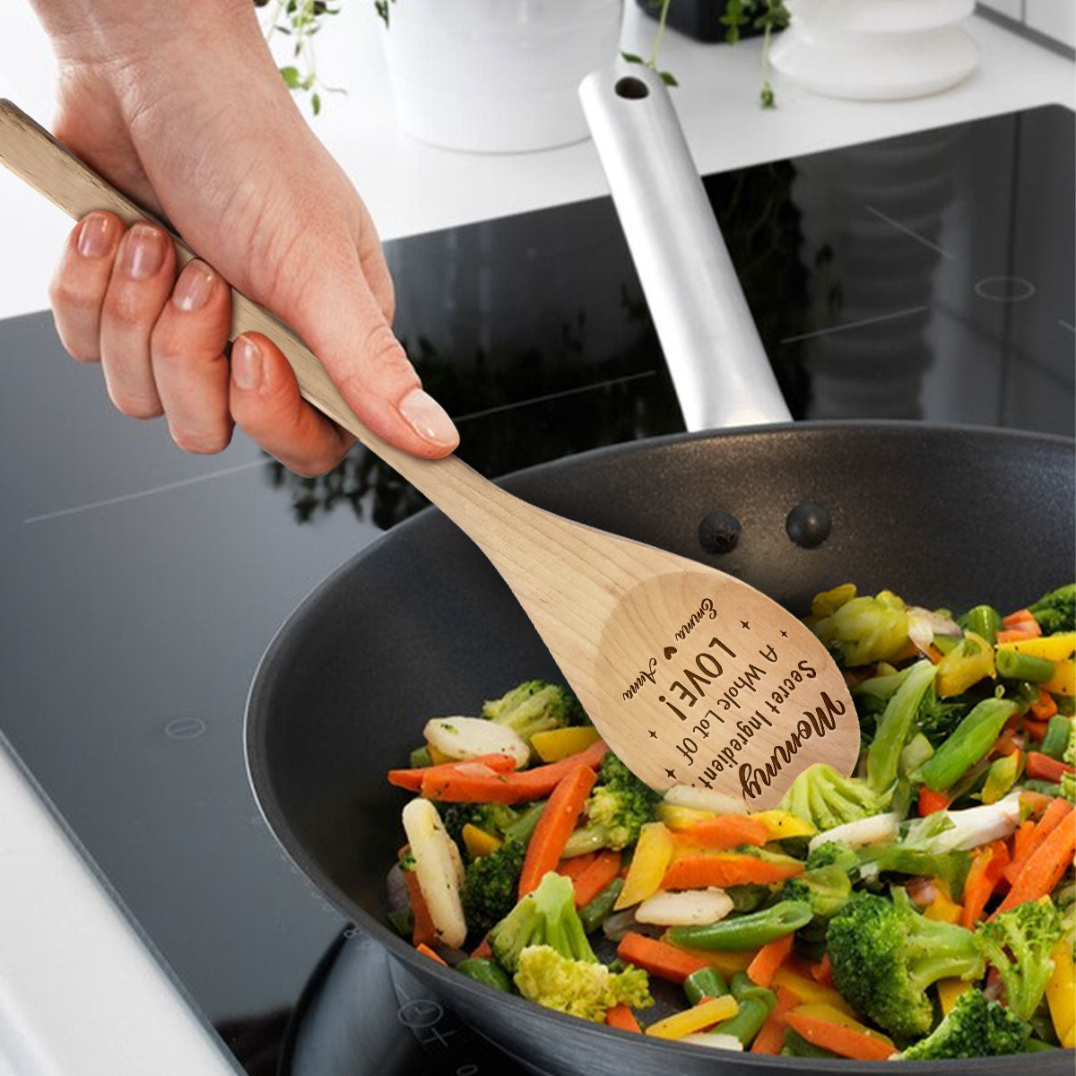 Secret Ingredient - Personalized Engraved Wooden Spoon