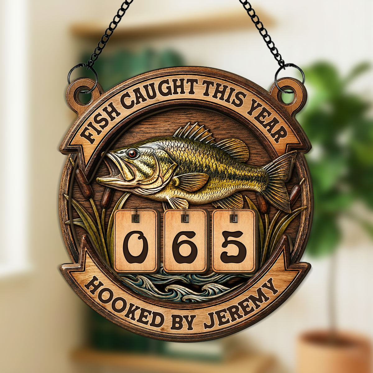 Hooked By Him - Personalized Book Tracker Sign