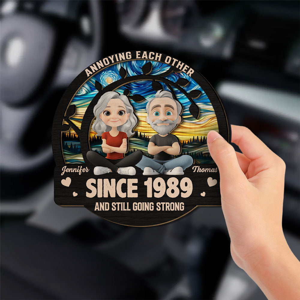 Love You Forever - Personalized Car Visor Clip