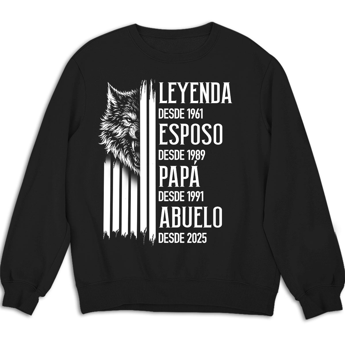 Custom Christmas & Birthday Gift for Dad, Grandpa • El Verdadero Rey – Camiseta Personalizada