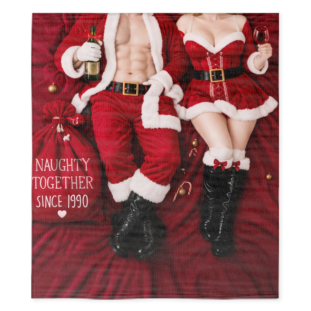 Funny Couple - Personalized Fleece Blanket