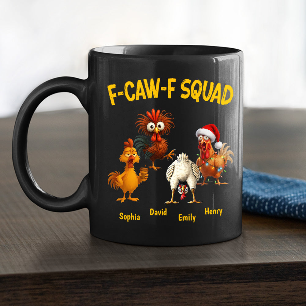 Custom Coworker, Christmas & Birthday Team Appreciation Gift • FCAWF Squad 2 - Personalized Coffee Mug