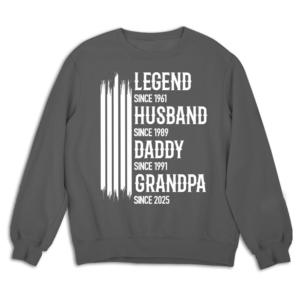 Custom Christmas & Birthday Gift for Dad, Grandpa • The Original Legend - Personalized Shirt
