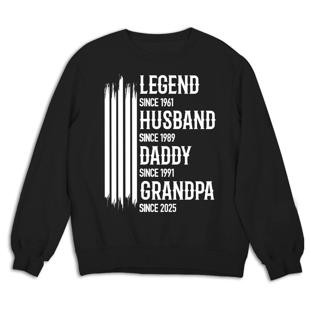 Custom Christmas & Birthday Gift for Dad, Grandpa • The Original Legend - Personalized Shirt