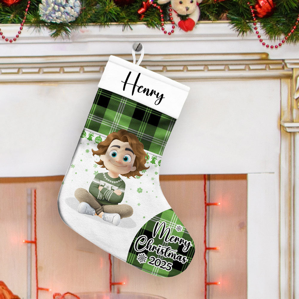 Custom Family Christmas Gifts, for Family Members, Holiday Decor • Family Christmas Stocking 2025 - Personalized Christmas Stocking