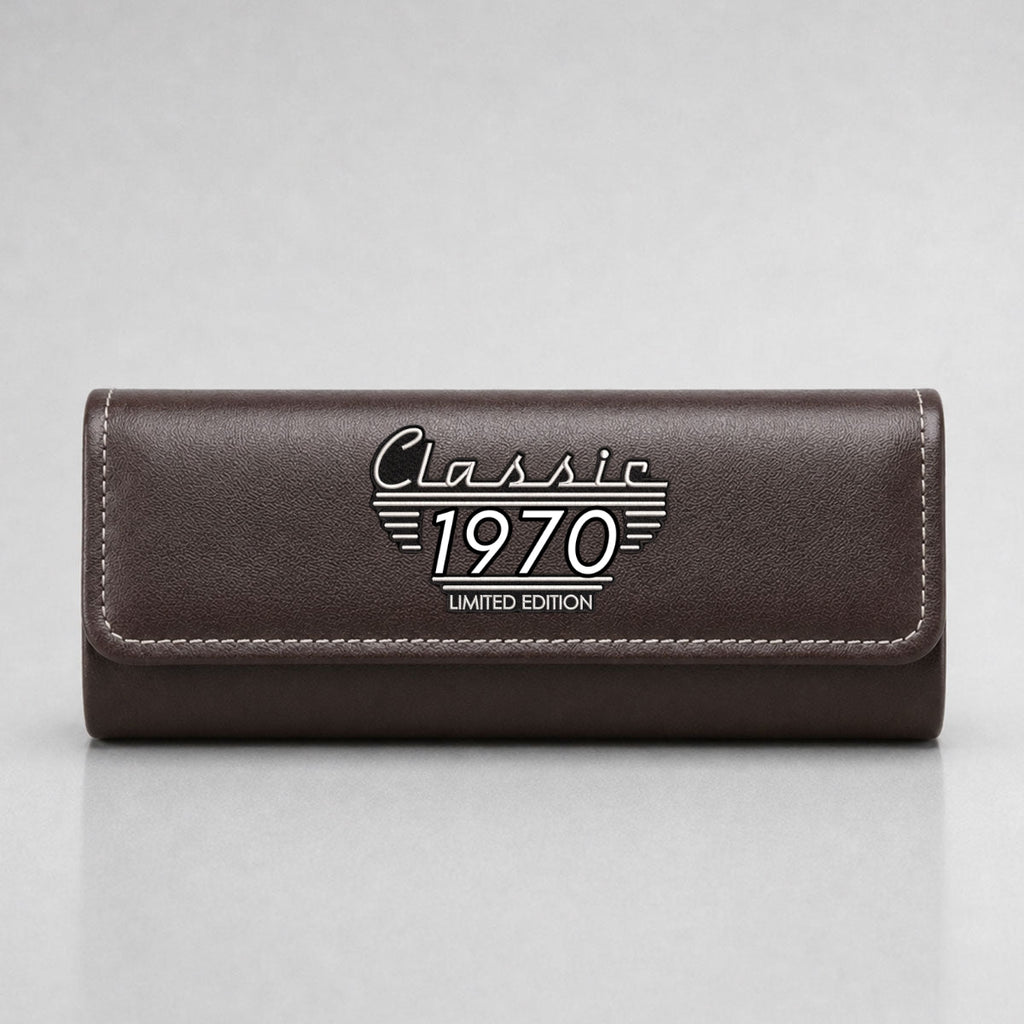 Classic Edition Dad - Personalized Leather Eyeglass Case