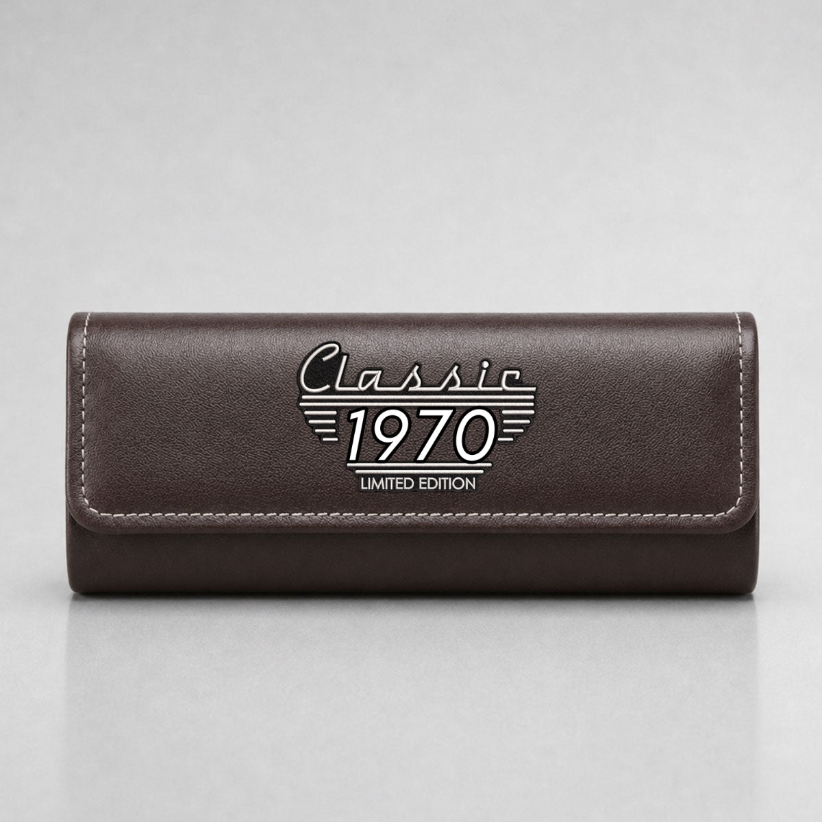Classic Edition Dad - Personalized Leather Eyeglass Case