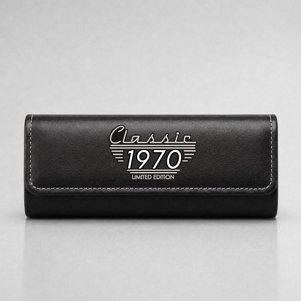 Classic Edition Dad - Personalized Leather Eyeglass Case