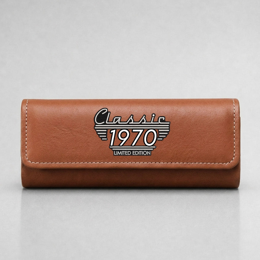 Classic Edition Dad - Personalized Leather Eyeglass Case