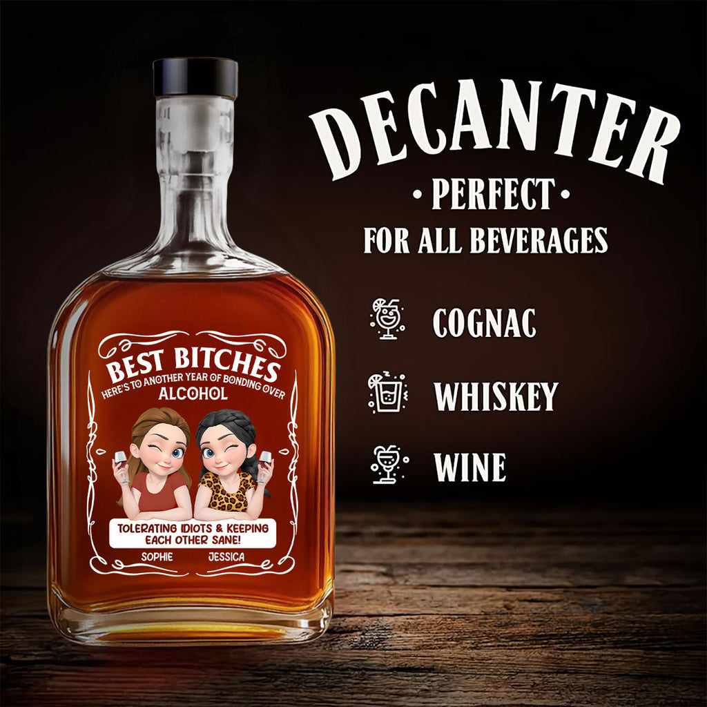 Keeping Each Other Sane - Personalized Spirits Decanter