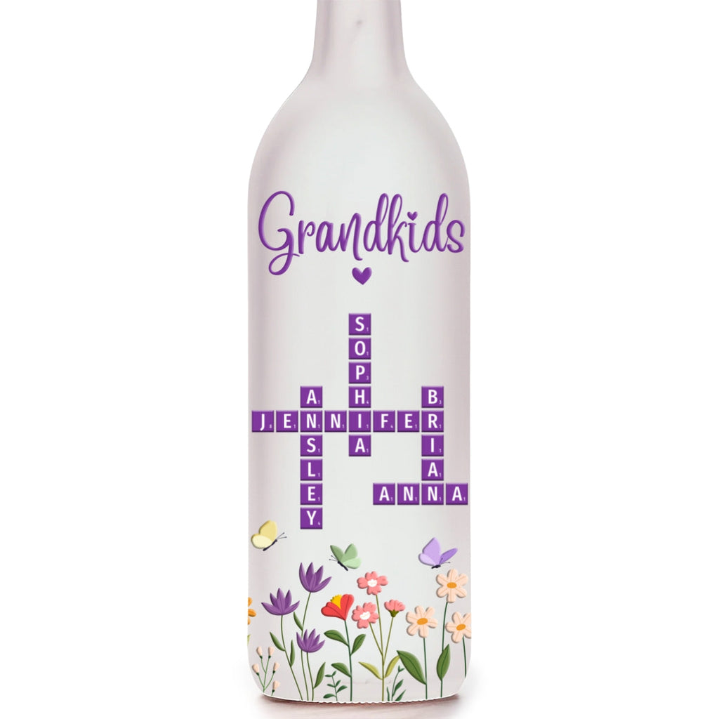 Grandkids Love - Personalized Bottle Lamp