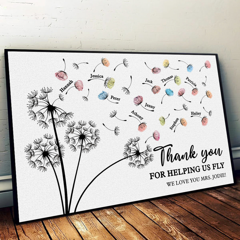 Thank You For Guiding Us - Personalized Poster