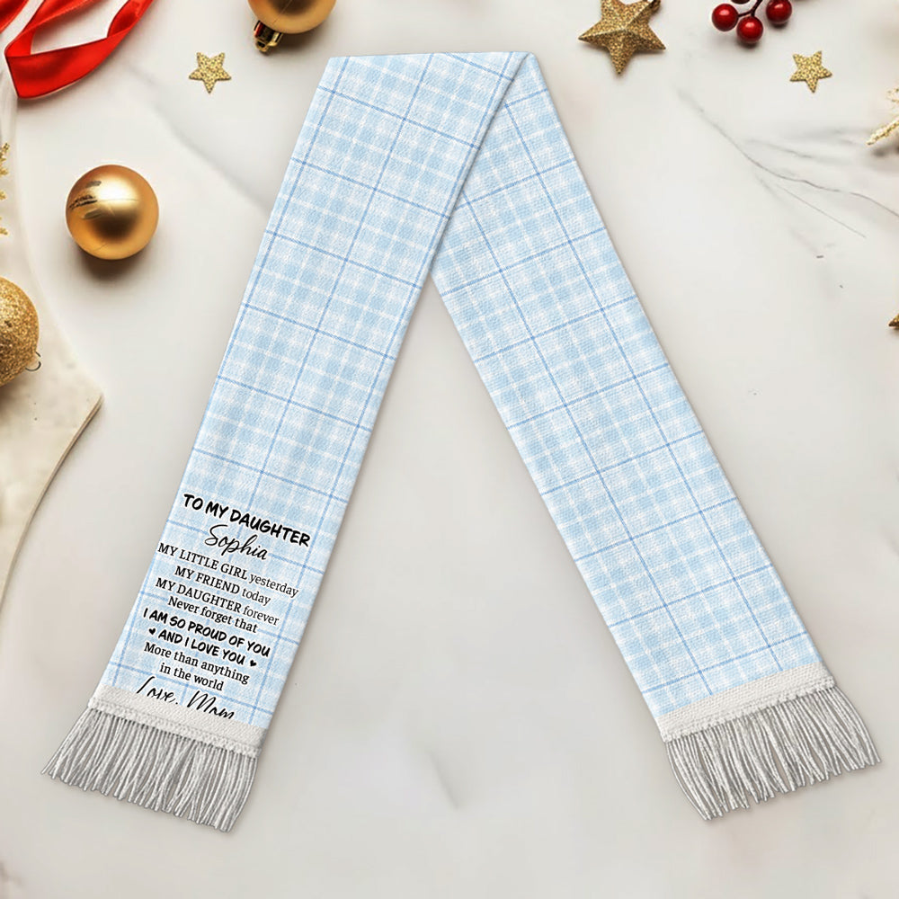 To My Daughter - Personalized Scarf